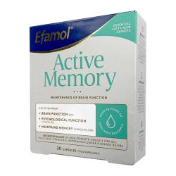 Эфамол Брейн Мемори Актив / Efamol Brain Active Memory капсулы №30 в Нижнекамске и области фото